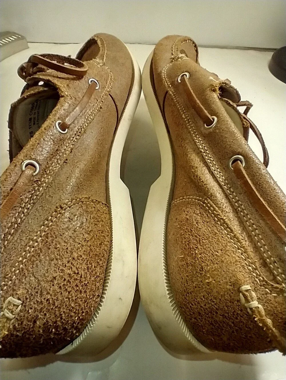 Cole Haan Yacht Club Collection Brown Leather Boat Shoes Men's sz 11.5M.